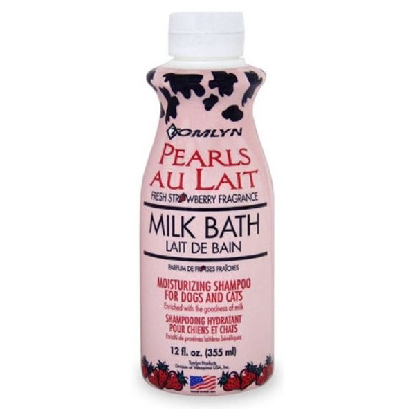 Tomlyn Pearls Au Lait Strawberry Milk Bath Shampoo 12oz