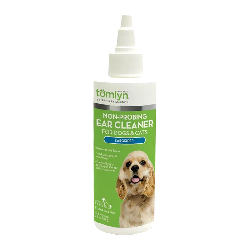 Tomlyn Non-Probing Ear Cleaner Earoxide for Dogs & Cats 4oz
