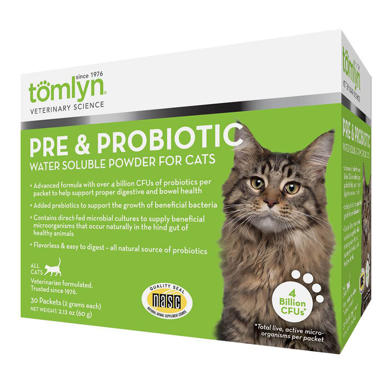 Tomlyn Pre & Probiotic Water Soluble Powder for Cats 60g