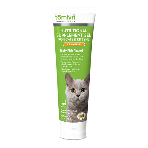 Tomlyn Felovite II Nutritional Supplement Gel for Cats & Kittens 2.5oz