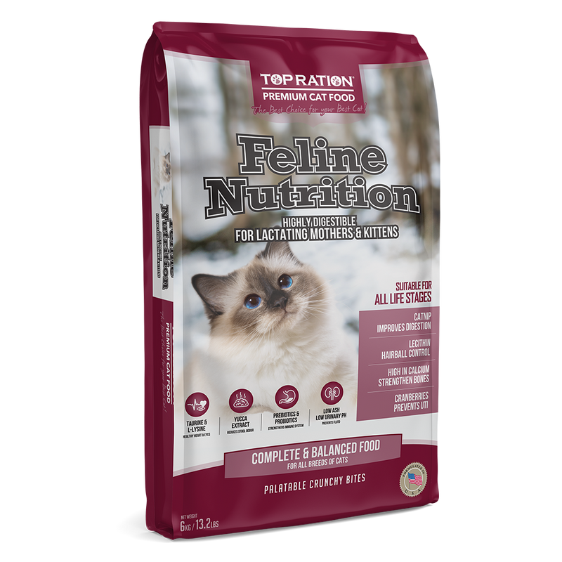 Top Ration Cat Feline Nutrition All Life Stages 6kg