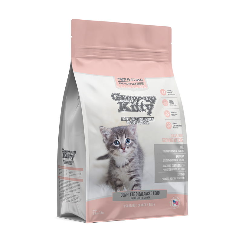 Top Ration Cat Grow-Up Kitty for Kittens 1.5kg