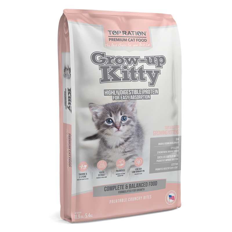 Top Ration Cat Grow-Up Kitty for Kittens 5.4kg