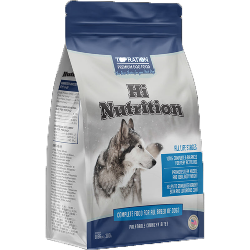 Top Ration Dog Hi Nutrition 300g