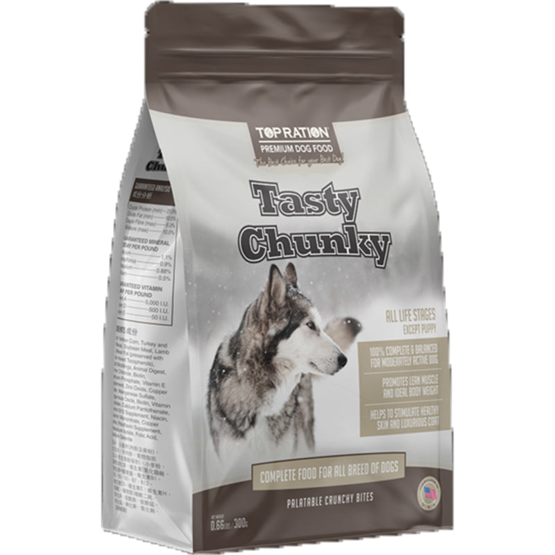 Top Ration Dog Tasty Chunky 300g
