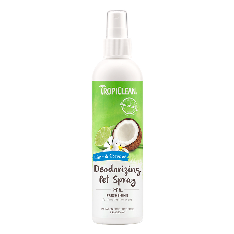 Tropiclean Deodorizing Pet Spray Lime & Coconut 8oz