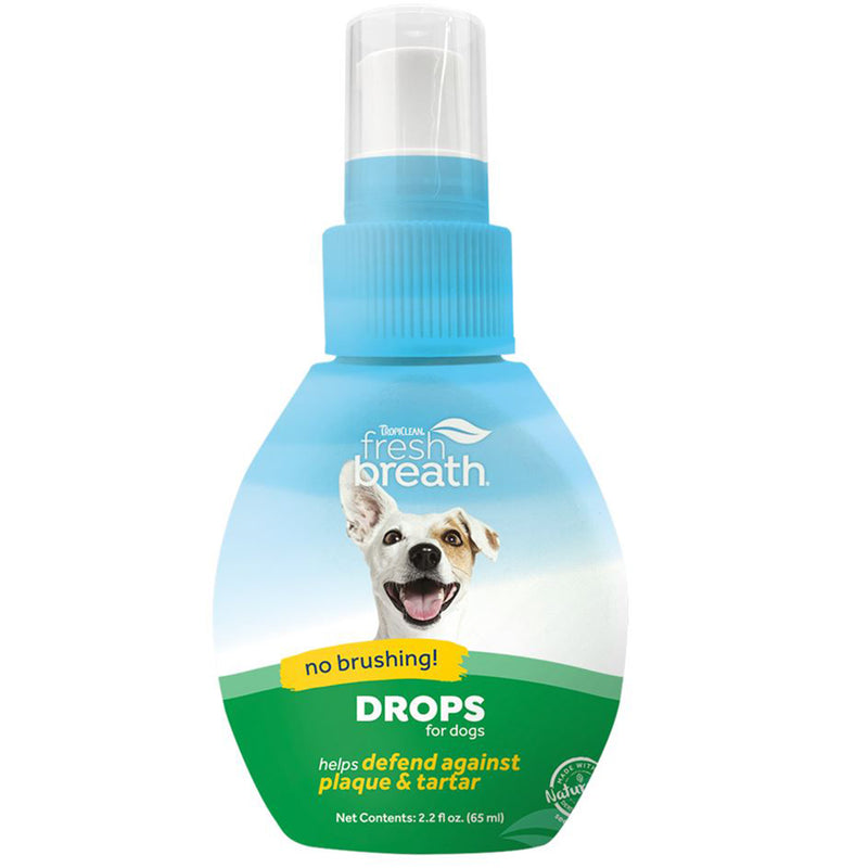 Tropiclean Fresh Breath Drops for Dogs 2.2oz