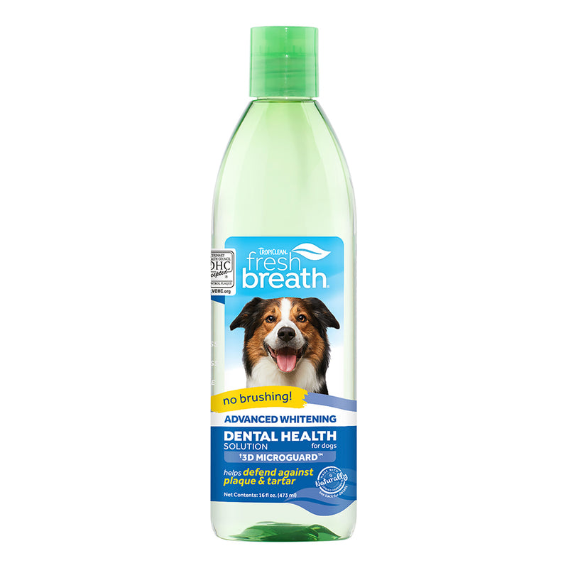Tropiclean Fresh Breath Oral Care Water Additive Advanced Whitening 16oz