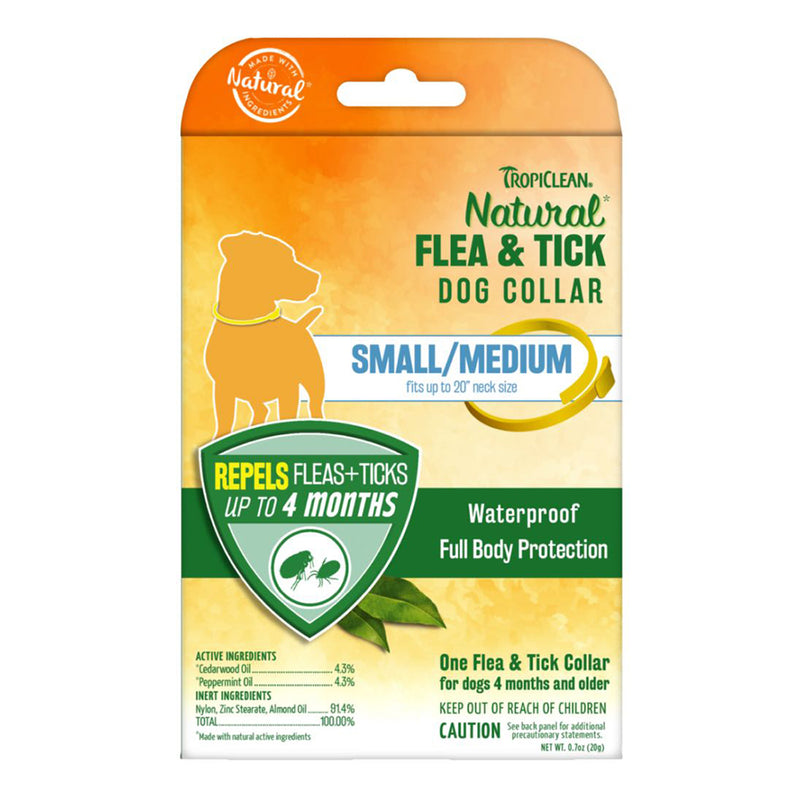 Tropiclean Natural Flea & Tick Dog Collar S/M