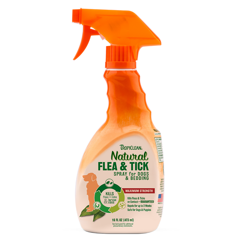 Tropiclean Natural Flea & Tick Pet Spray 16oz