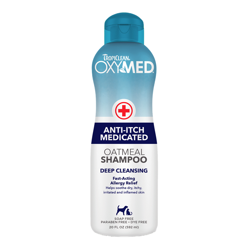 Tropiclean Oxymed Anti-Itch Medicated Oatmeal Shampoo 592ml