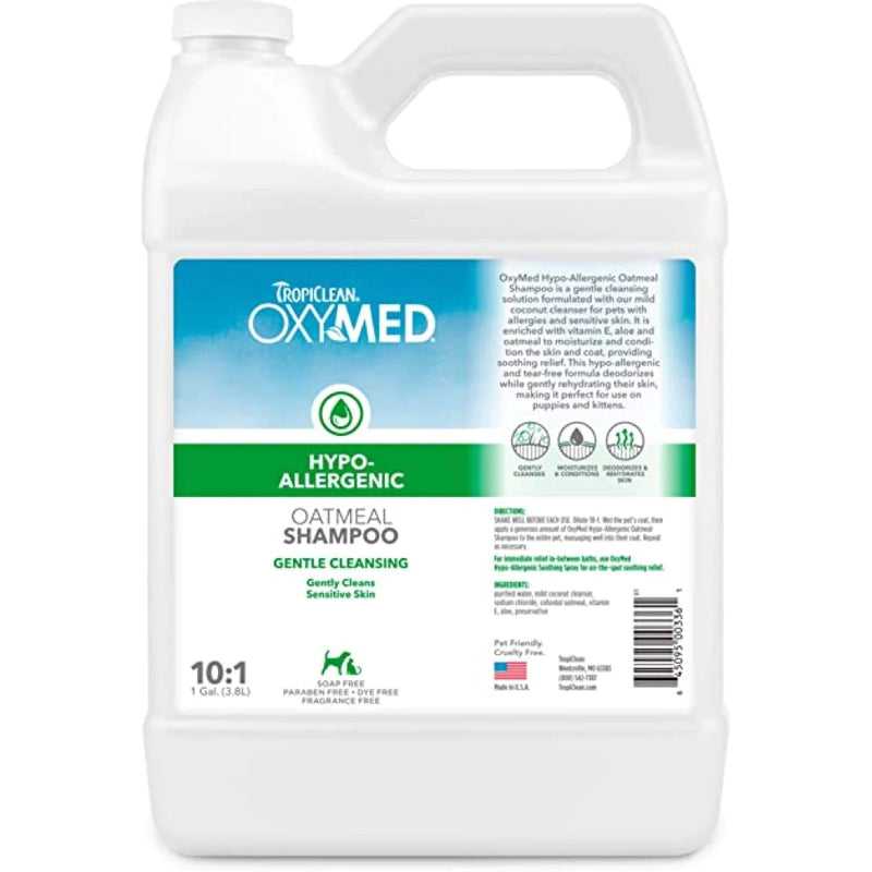 Tropiclean Oxymed Hypo-Allergenic Oatmeal Shampoo 1G