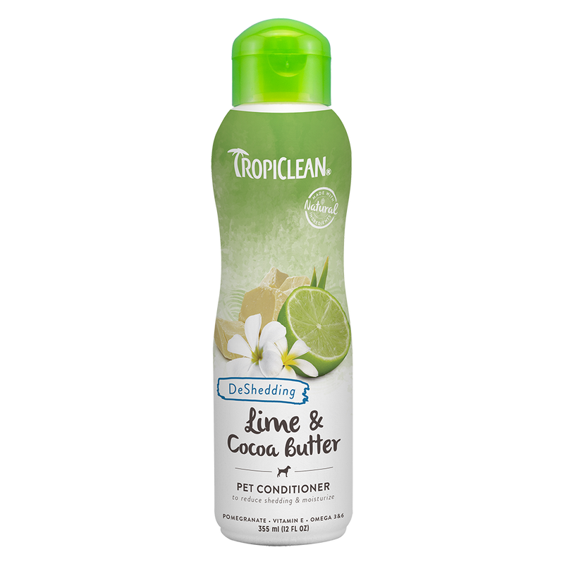 Tropiclean Shed Control Lime & Cocoa Butter Pet Conditioner 12oz