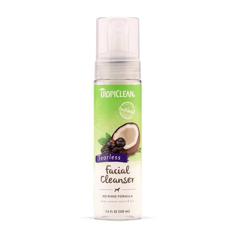 Tropiclean Waterless Facial Cleanser 7.4oz