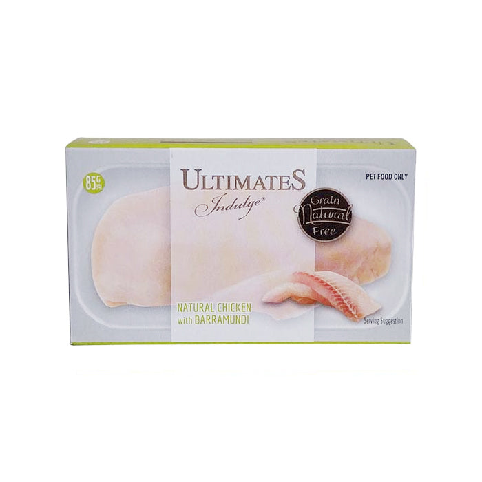 Snappy Tom Ultimates Indulge Cat Natural Chicken with Barramundi 85g