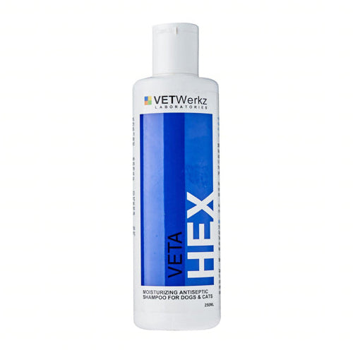 VETWerkz Veta Hex Moisturizing Antiseptic Shampoo 250ml