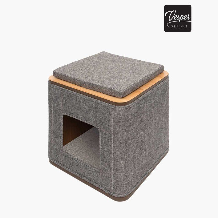 Vesper Cat Furniture Cubo Stone