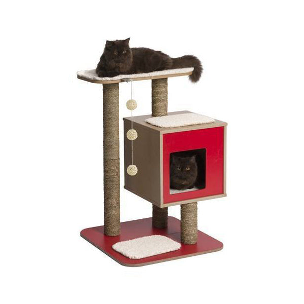 Vesper Cat Furniture V-Base Red