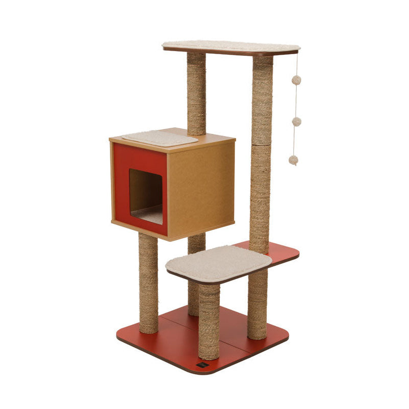 Vesper Cat Furniture V-High Base Red