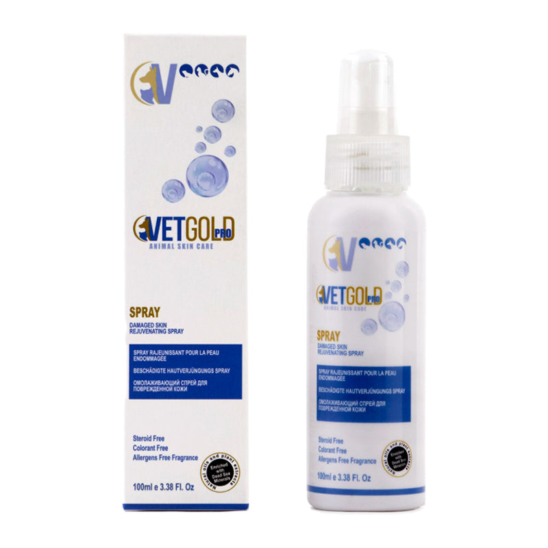 VetGold Spray For Damaged Skin Rejuvenating 100ml