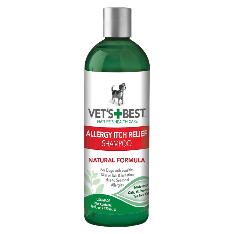 Vet's Best Allergy Itch Relief Shampoo for Dogs 16oz