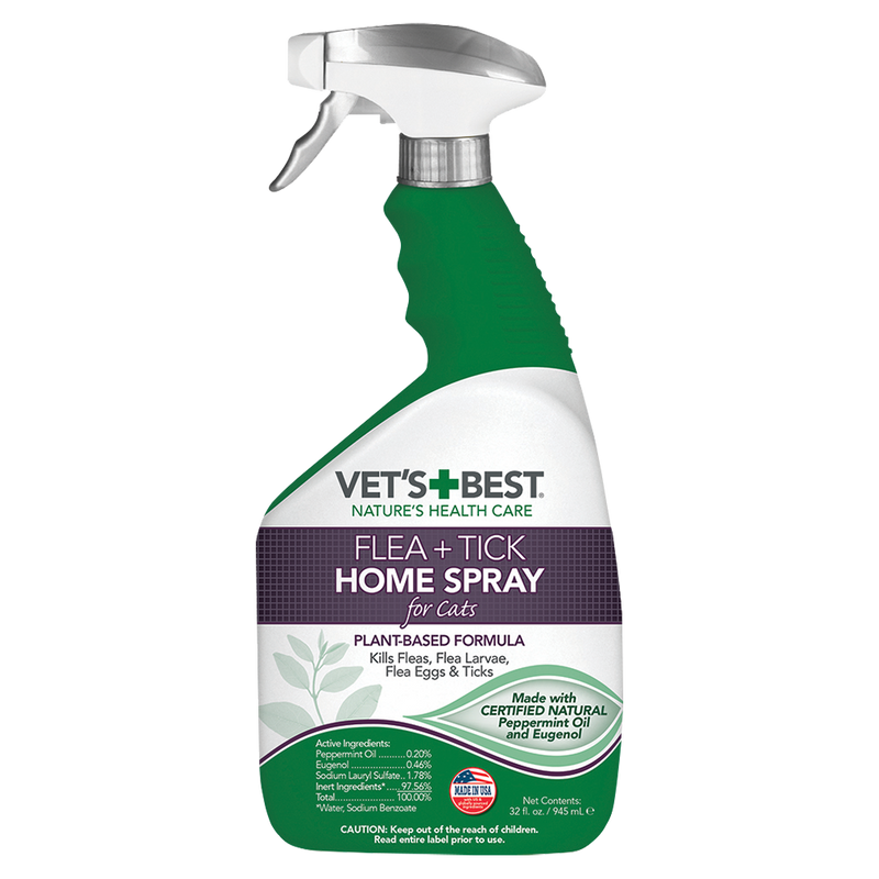 Vet's Best Flea + Tick Home Spray for Cats 945ml
