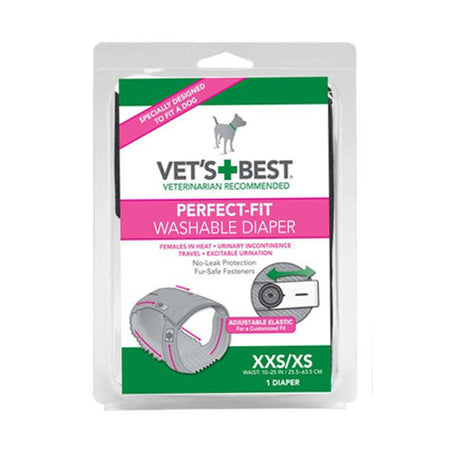 Vet's Bets Perfect Fit Washable Diaper XXS/XS