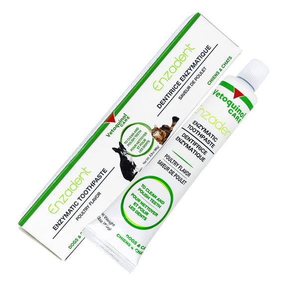 Vetoquinol Care Enzadent Toothpaste Poultry For Dogs Cats 90g