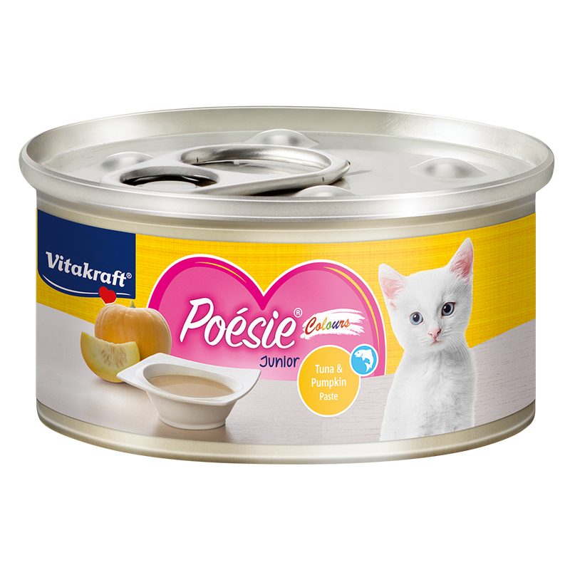 Vitakraft Cat Can Poesie Colours Junior - Tuna & Pumpkin Paste 70g
