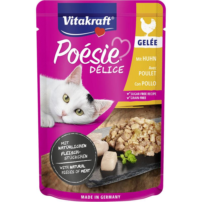 Vitakraft Cat Poesie Delice Jelly Chicken Fillet 85g
