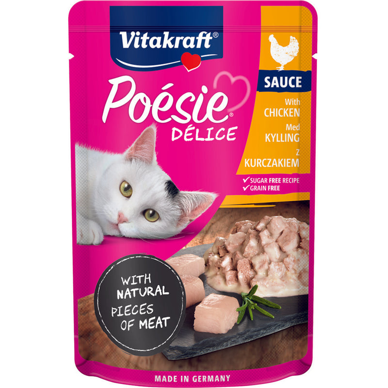 Vitakraft Cat Poesie Delice Sauce Chicken Fillet 85g