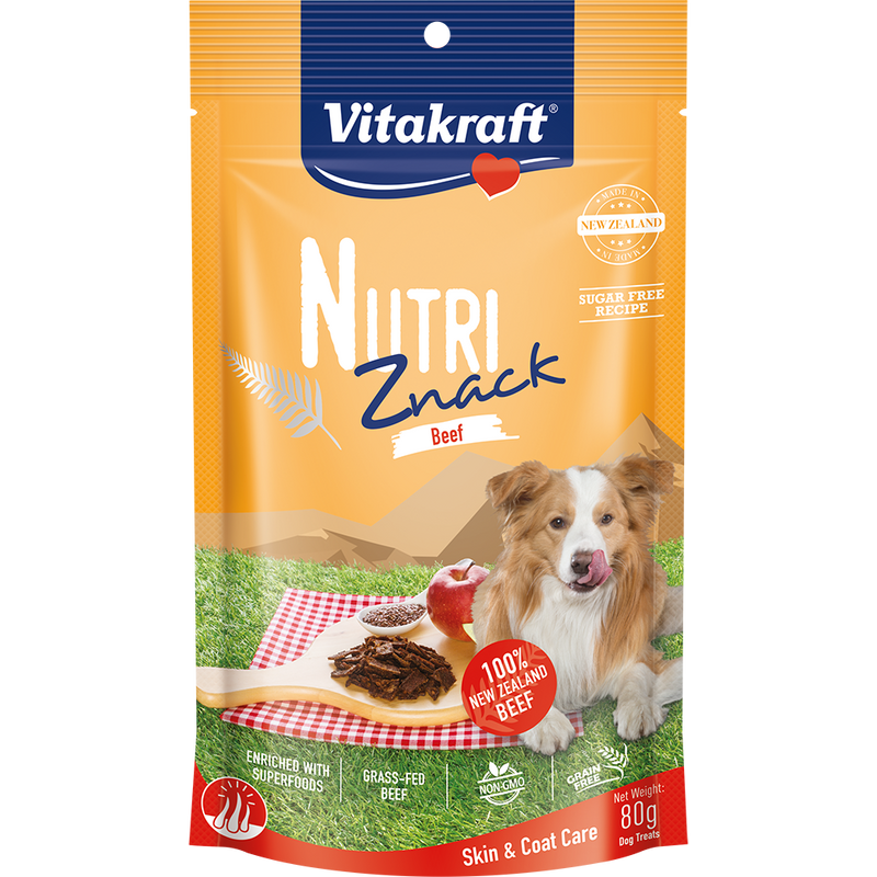 Vitakraft Dog Nutri Znack Beef Skin & Coat Care 80g