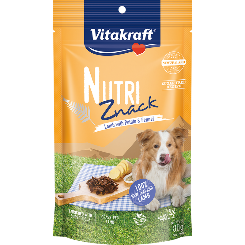 Vitakraft Dog Nutri Znack Lamb with Potato & Fennel 80g