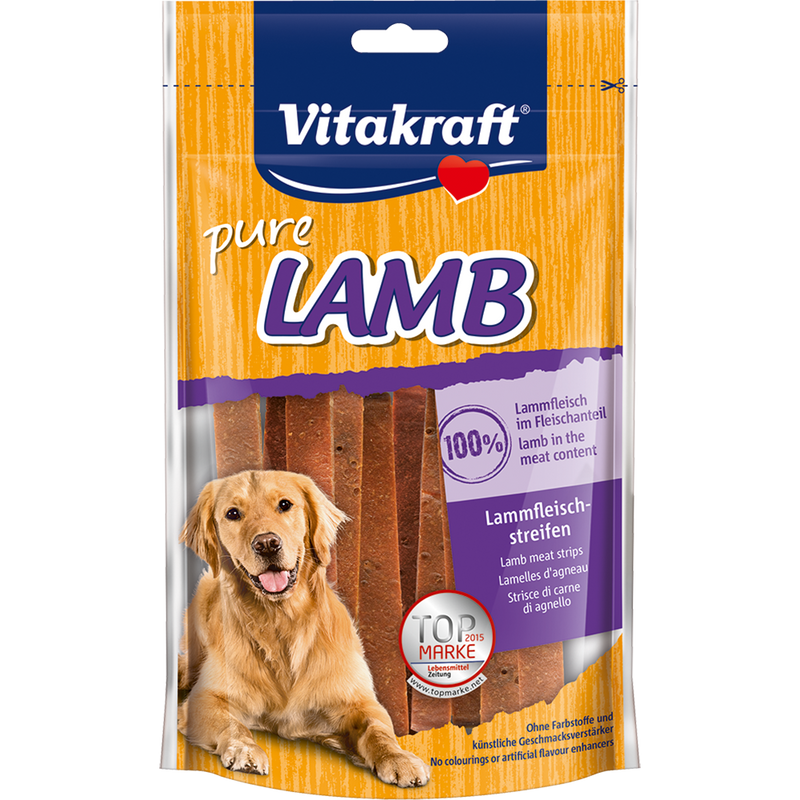 Vitakraft Dog Treats Lamb Meat Strips 80g