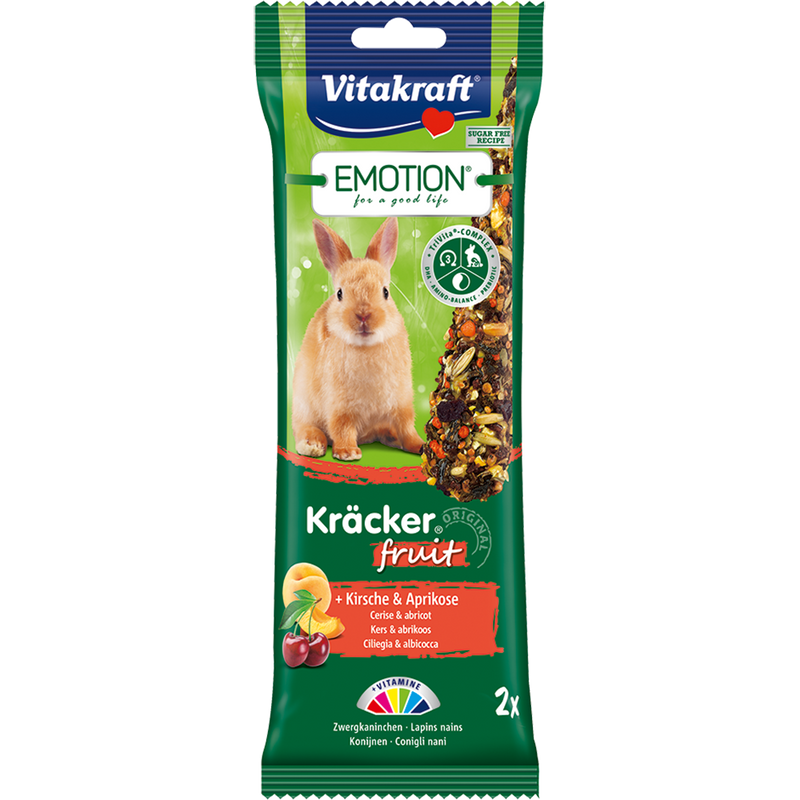 Vitakraft Emotion Kracker Fruit for Rabbit 2pcs