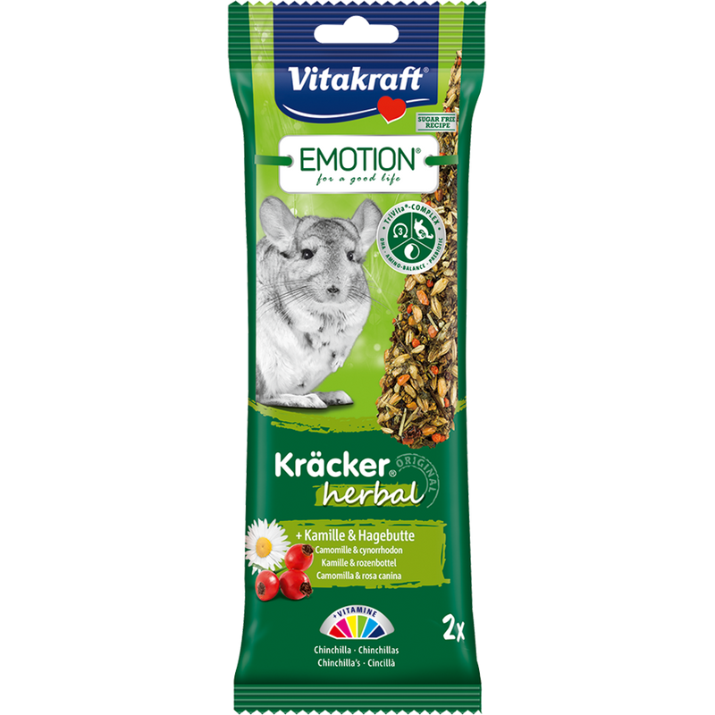 Vitakraft Emotion Kracker Herbal for Chinchilla 2pcs