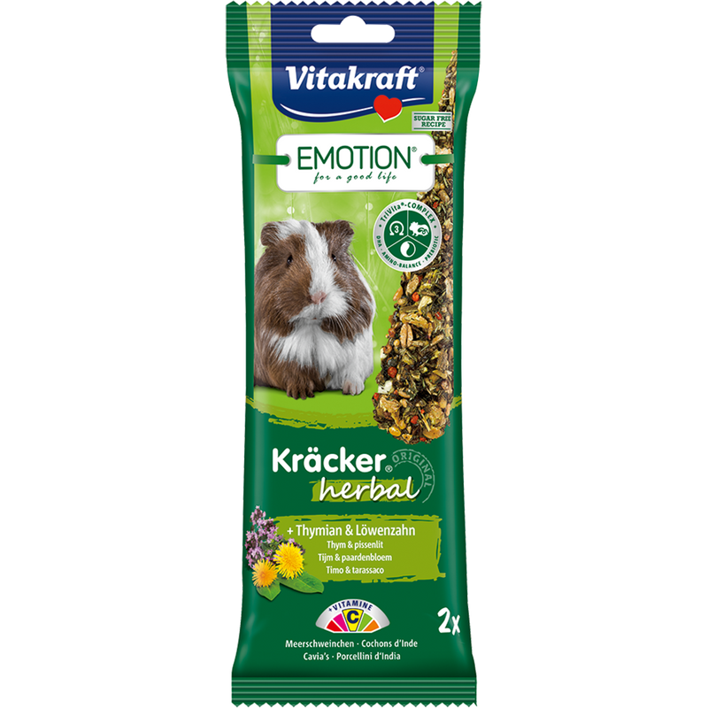 Vitakraft Emotion Kracker Herbal for Guinea Pig 2pcs