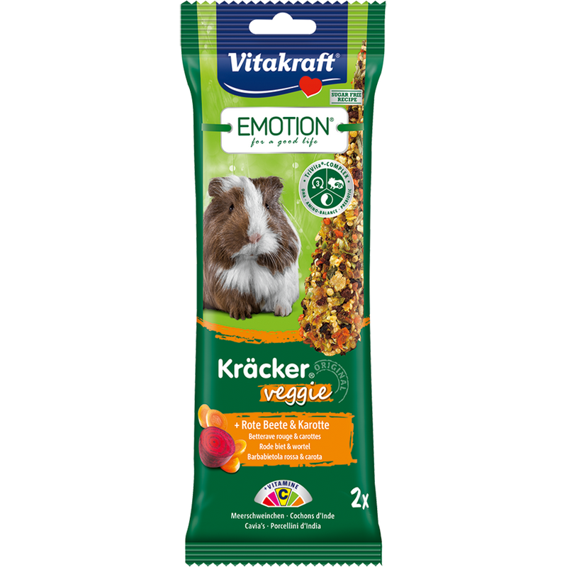 Vitakraft Emotion Kracker Veggie for Guinea Pig 2pcs