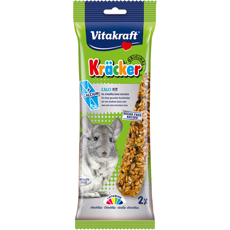 Vitakraft Kracker Sticks with Calcium Chinchillas 112g
