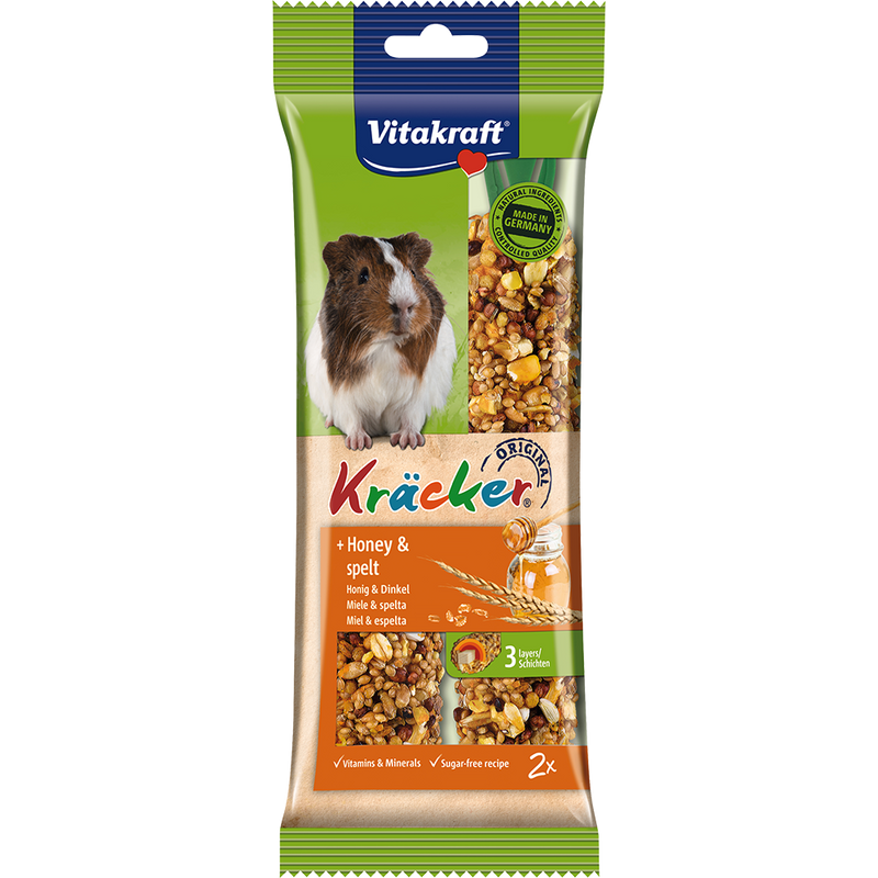 Vitakraft Kracker Sticks with Honey Guinea Pig 112g
