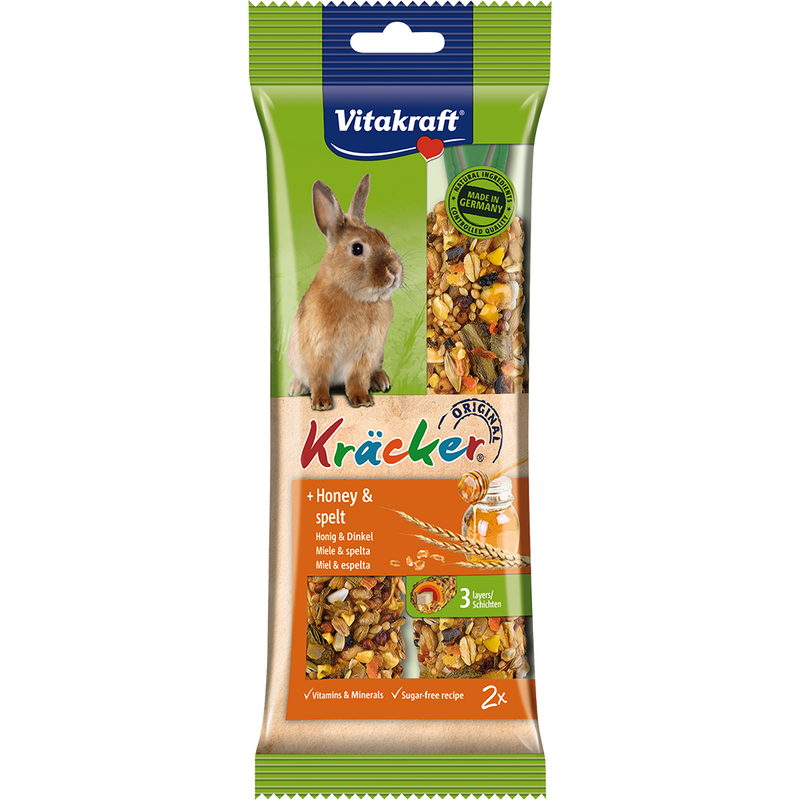 Vitakraft Kracker Sticks with Honey Rabbit 112g