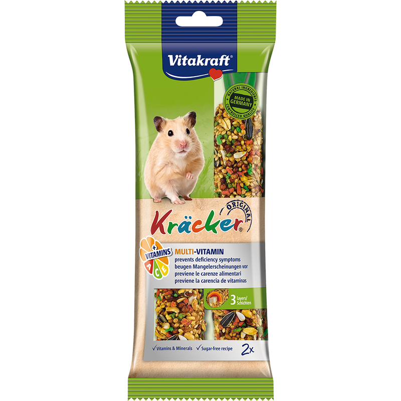 Vitakraft Kracker Sticks with Multi-Vitamin Hamster 112g