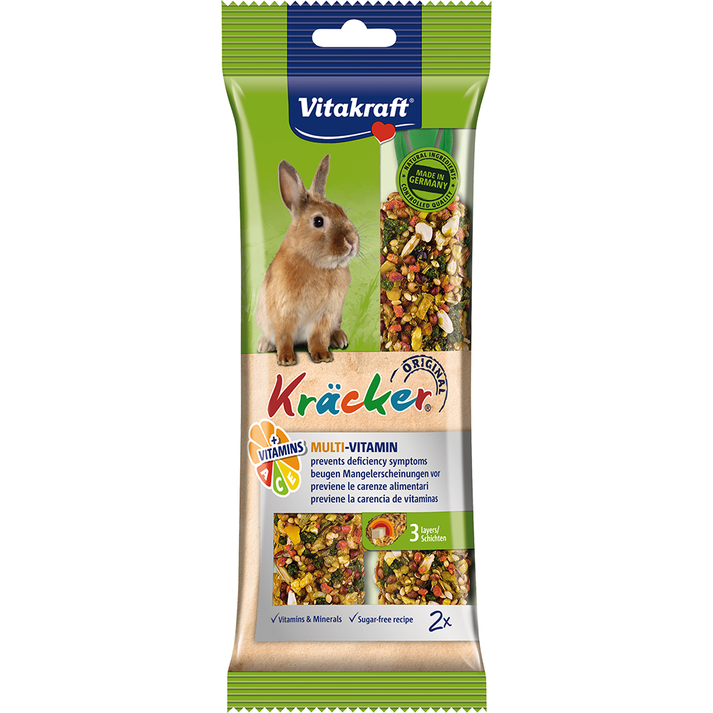 Vitakraft Hamster Kracker Leckerli-Sticks - 2 Stück Mit Trauben & Nüssen