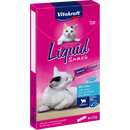 Vitakraft Liquid Snack with Salmon + Omega 3 - 6pcs