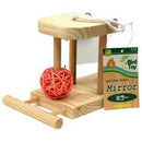 Sanko Wild Bird Toy Natural Wood Mirror