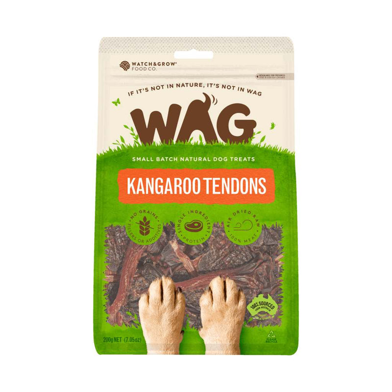 Wag Dog Treats Kangaroo Tendons 200g