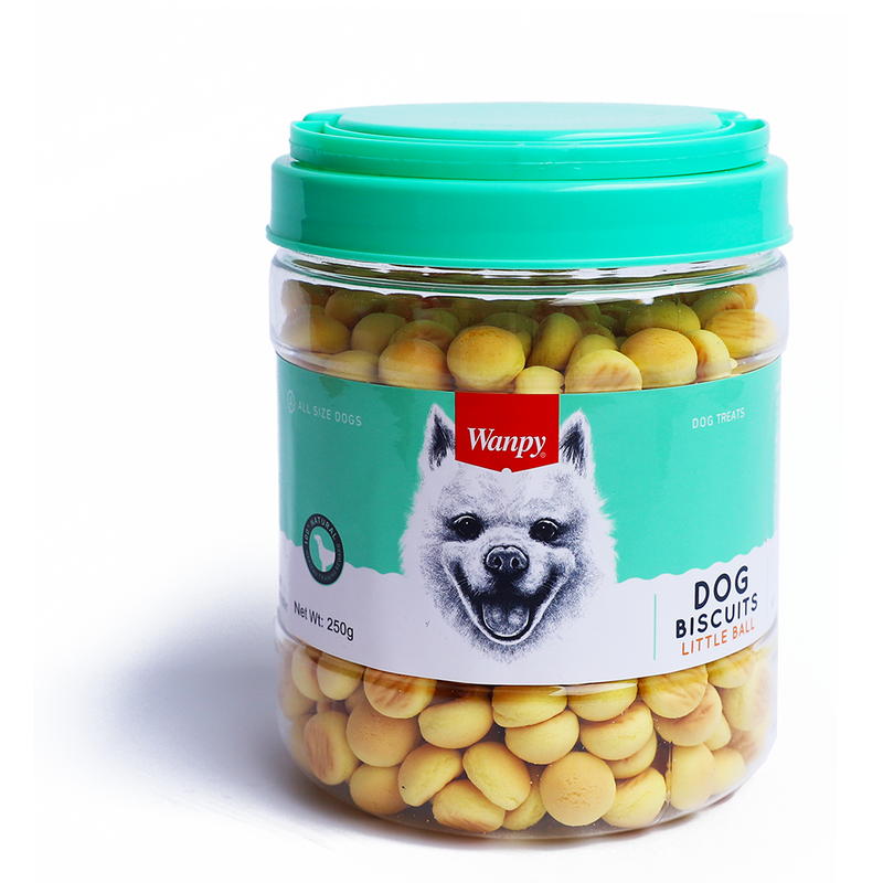 Wanpy Dog Biscuits Little Ball 250g