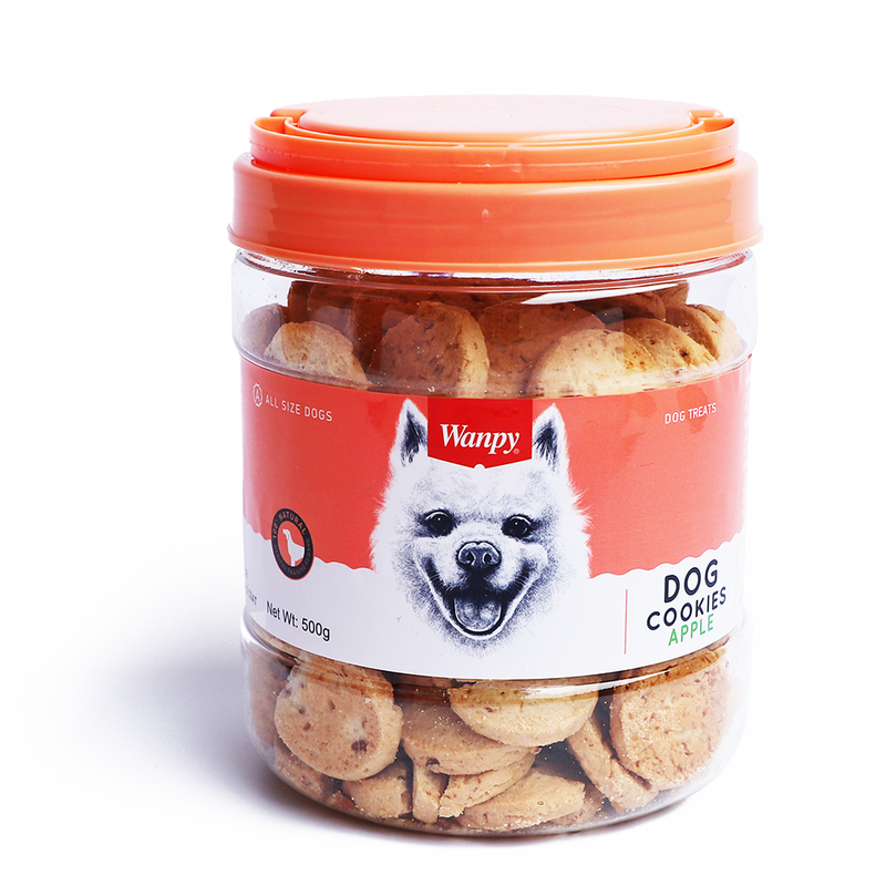Wanpy Dog Biscuit Apple 500g
