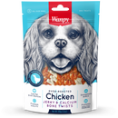 Wanpy Dog Oven-Roasted Chicken Jerky & Calcium Bone Twists 100g