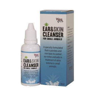 Wee Pet Ear & Skin Cleanser for Small Animals 40ml